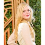 Elle Fanning Instagram – Wear the pants 🤵🏼‍♀️ and make them @gucci with a @cartier 💎 💙💛