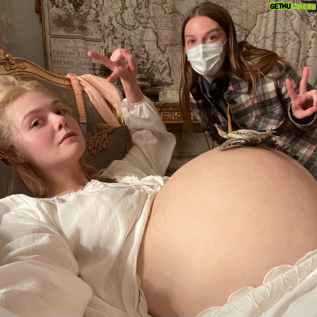 Elle Fanning - 785.2K Likes - Our crew pulled off the unimaginable through a raging pandemic, bringing their abundance of talent and diligence over a whopping 9 months.
Season 2 is a true showcase of their skill. And quite literally would not have happened without them. It is easy to see the effortless opulence in our show, but it takes a copious amount of effort. The time and thought spent crafting each prop, sculpting every wig, painting murals, lighting sets, designing FOOD etc. is a wonder to behold. I was lucky enough to have a front row seat to watch their brilliance in action. Raise your vodka shot to the creative forces behind THE GREAT! And enjoy more BTS shenanigans. @hulu @thegreathulu