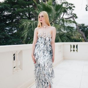 Elle Fanning Instagram - Now THISSSSS is a partyyyy dressss @pacorabanne 🪩🪩🪩🪩🪩