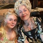 Elle Fanning Instagram - Mummy has arrived. Was a joy working with the 🌪 that is THE GREAT @gilliana