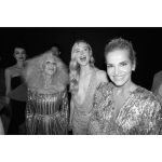 Elle Fanning Instagram - @lorealparis you have outdone yourself this year💥A runway under the Eiffel Tower💥Thank you Delphine for making every event full of joy and empowerment💥 And thanks @gregwilliamsphotography for these gorgeous shots and @evalongoria for your tequila shot…that is indeed not water in my cup ;)
