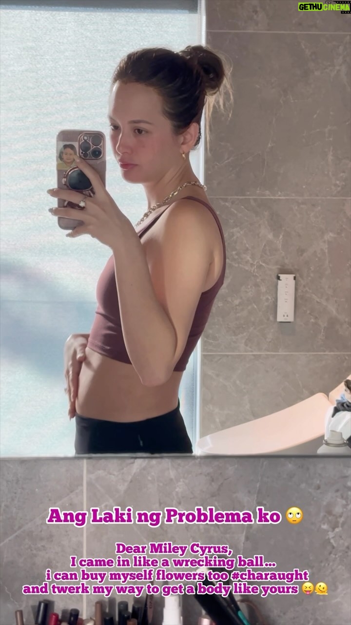 Ellen Adarna Instagram - My 2024 just started Today #jetlag 😂 getting that Miley Cyrus body in no time with the @theslimfirm VITALEAN COFFEE ❣️