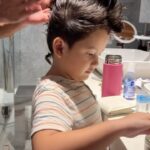 Ellen Adarna Instagram - @hairshaftalabang date with my not so little boy 😍❤️ #chopchop 💇🏻