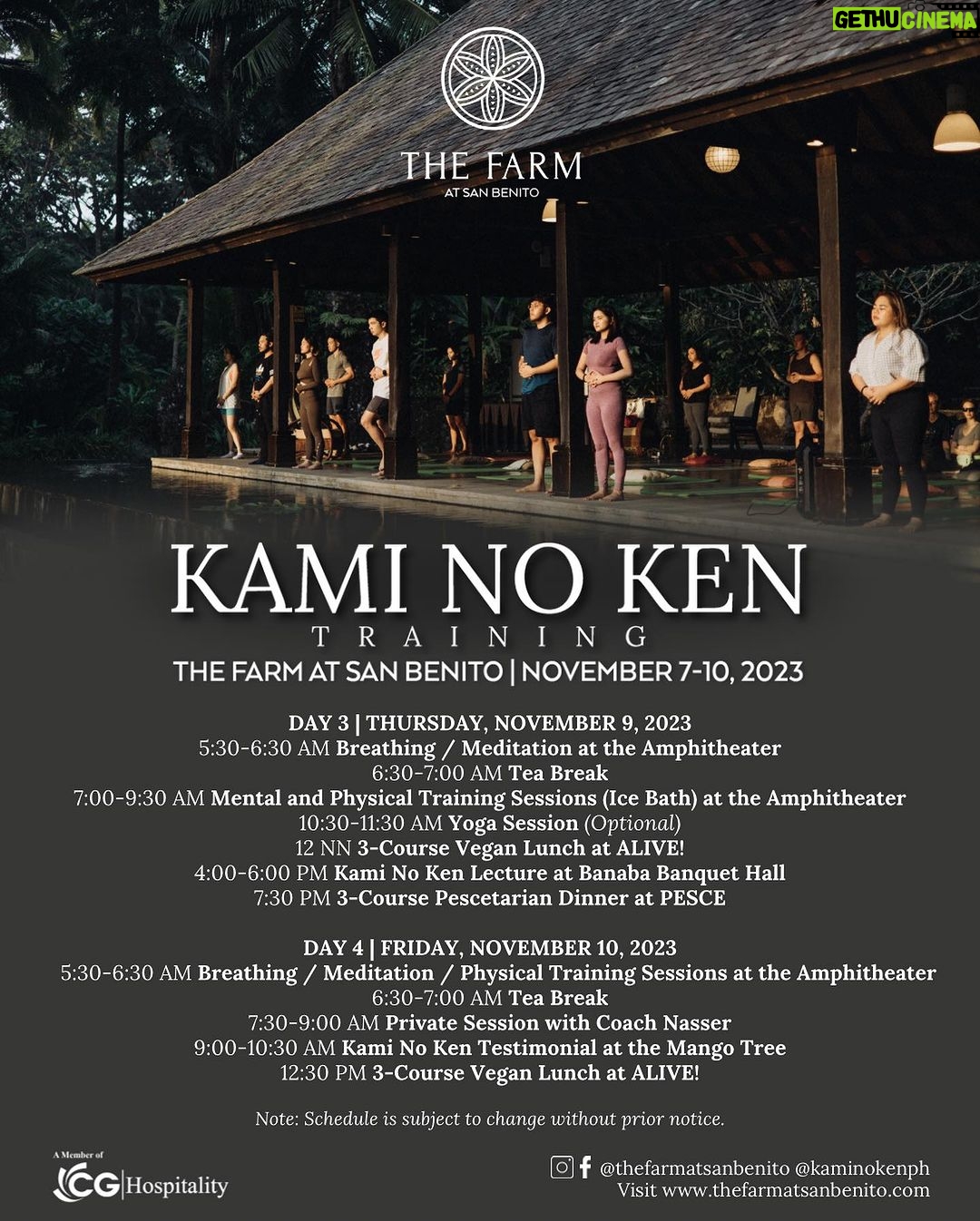 Ellen Adarna Instagram - A little getaway, self care, quality time for your mind, body and soul @kaminokenph Mental Training 2nd retreat at @thefarmatsanbenito this November 7-10! See you there! #overcomingdepression #mentaltoughness #mentalhealth #mentaltraining #selfdevelopment #selfimprovement