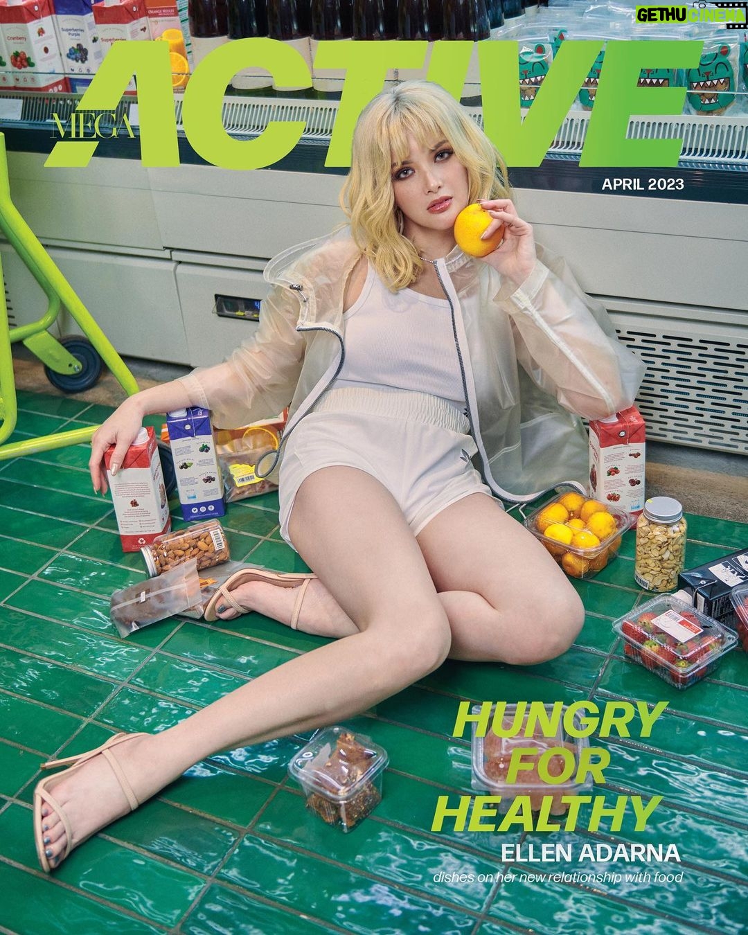 Ellen Adarna Instagram - Eating healthy is more than just the calories and nutrients in the food you eat. It’s about the habits and relationship you have with food. Gracing this month’s cover is actress, model and mom #EllenAdarna as she shares her journey in finding the perfect sustainable diet that works for her body and lifestyle. Learn more about Ellen’s relationship with food and the ins and outs of her diet and supplement regimen at the link in bio. #FeelGreatWithMEGAActive #MEGAActivexEllenAdarna @maria.elena.adarna wears Shorts by @lotusactivewear, and Cropped jacket by BERSHKA, Photographed by @jericksanchez, photographer’s assistants @mr__cus, @danielgrrido, creative direction by @marcyellow, art direction by @ae.of.quantum, makeup by @mickeysee, hair by @renzpangilinan, styling by Team RainxEm, styling assistants @imrioliza, @elainevillapando, fashion direction by @ryujishiomitsu, fashion assistant @bithia.online, shoot coordination by @kzfrancisco, @mj_almero, @written by @allianza.op, MEGA Active, April 2023 Shot on location in @coop.fresh