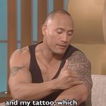 Ellen DeGeneres Instagram - @TheRock stripped down during his first appearance on my show.