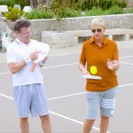 Ellen DeGeneres Instagram - This week I got to reunite with one of my favorite people– @AndyLassner! And we did one of my favorite things - play pickleball! He had never played before so I had to show him how it’s done. If you haven’t played it, you should try it with my new pickleball set! You can get yours from @theellenshop at my link in bio!