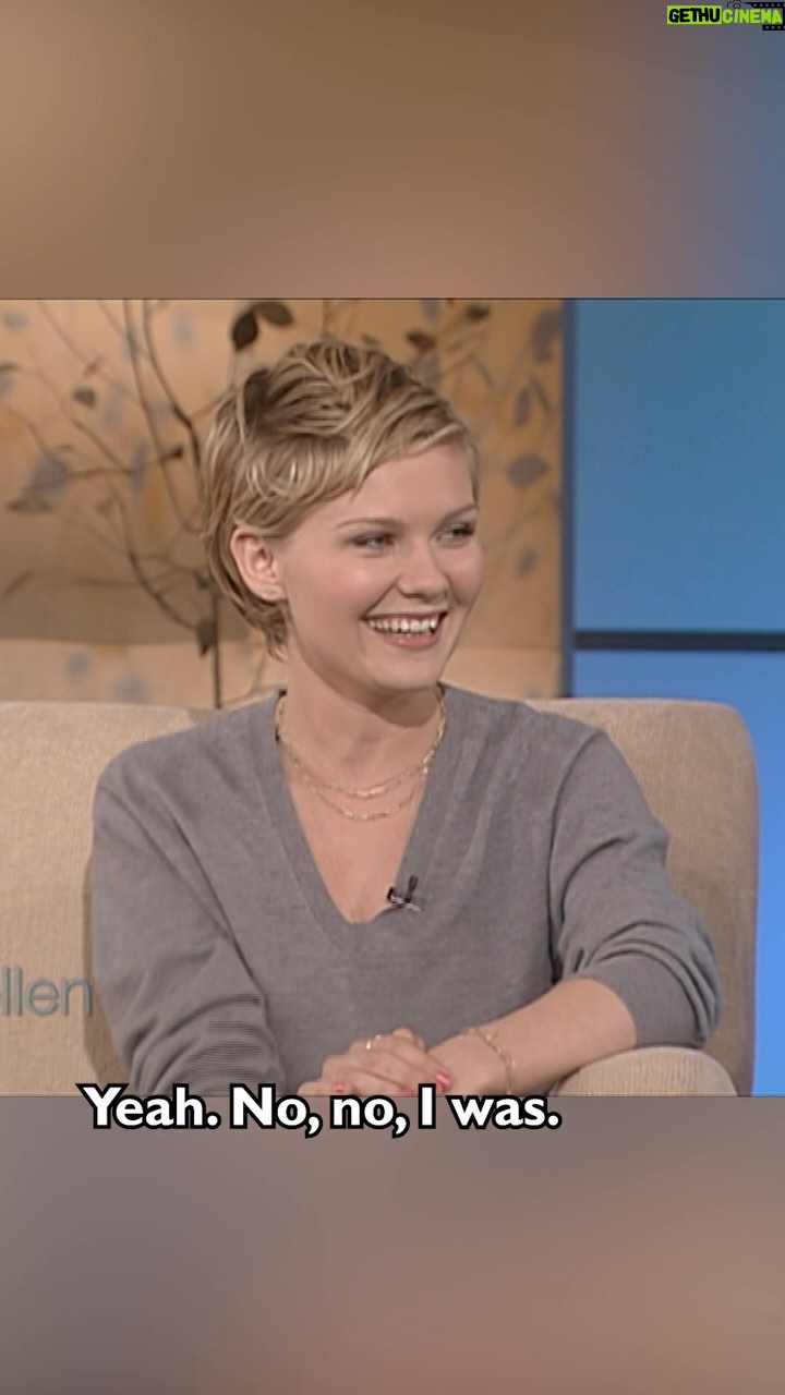 Ellen DeGeneres Instagram - Kirsten Dunst told me about her favorite new fashion trend in her 2004 appearance. #Season1Rewatch