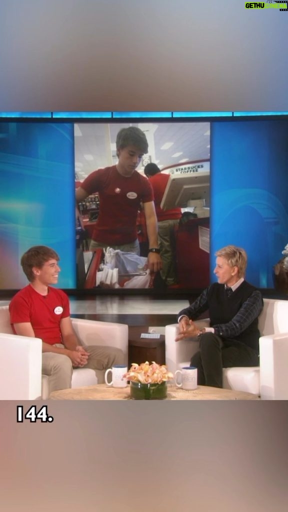 Ellen DeGeneres Instagram - Now here’s a throwback for you... Alex from Target. Who remembers this? #ViralMomentTBT