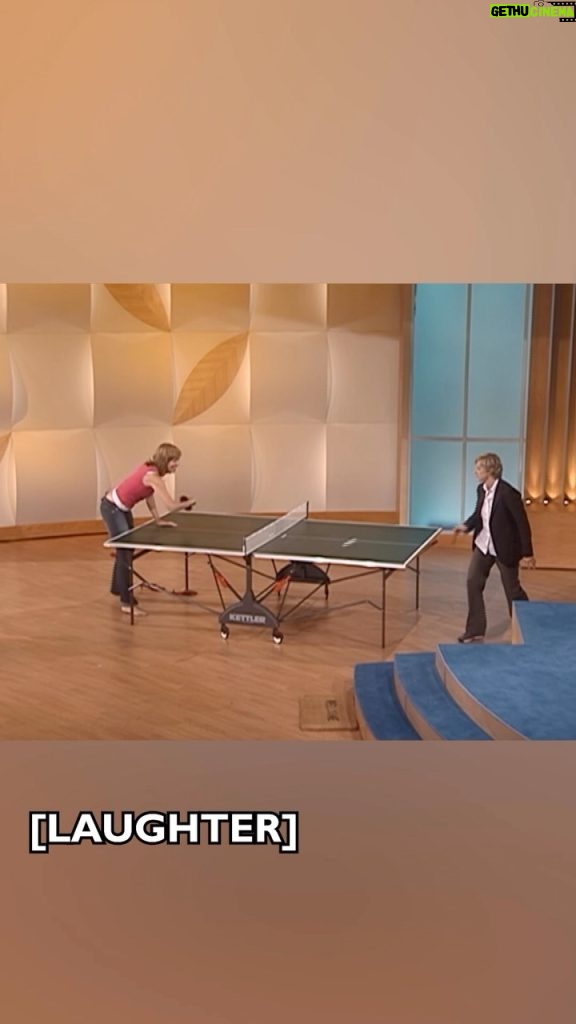 Ellen DeGeneres Instagram - @allisonbjanney and I have been competitive with each other since Season 1 and here’s proof. The bet was wilder than I remember though.
