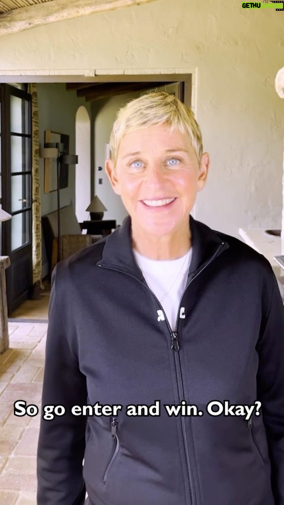 Ellen DeGeneres Instagram - Guess what?! I have a giveaway for ya. That’s right! Go enter at the link in my bio and you could have a chance to win 4 cases of @Flow Water a month for an entire year! Drink it for your health, or fill a hot tub with it. I won’t judge.
