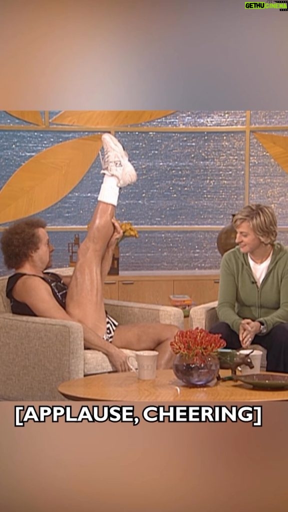 Ellen DeGeneres Instagram - I was so excited to have Richard Simmons on Season 1 of my show and it’s no wonder why.