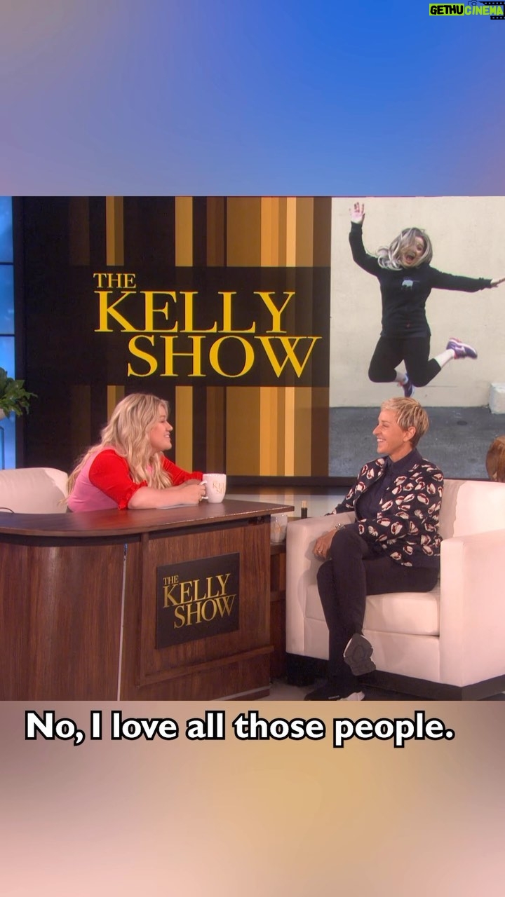Ellen DeGeneres Instagram - I knew @KellyClarkson would be an amazing talk show host and here’s proof from 2018.