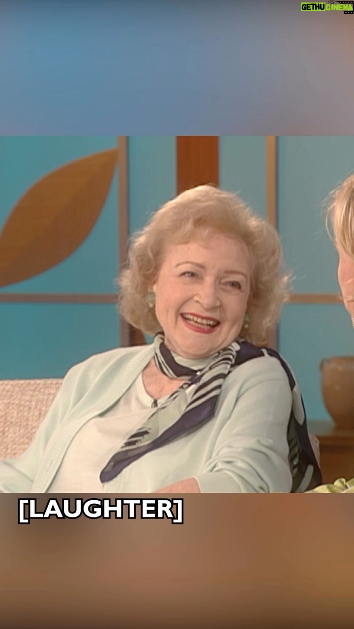 Ellen DeGeneres Instagram - I talked to the iconic Betty White about ‘Golden Girls’ during her first appearance!