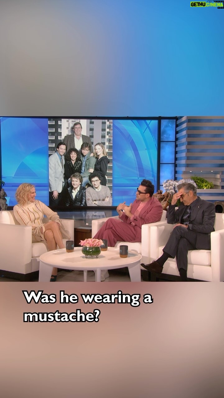 Ellen DeGeneres Instagram - Eugene Levy and Catherine O’Hara talked about the first time they met. ❤️