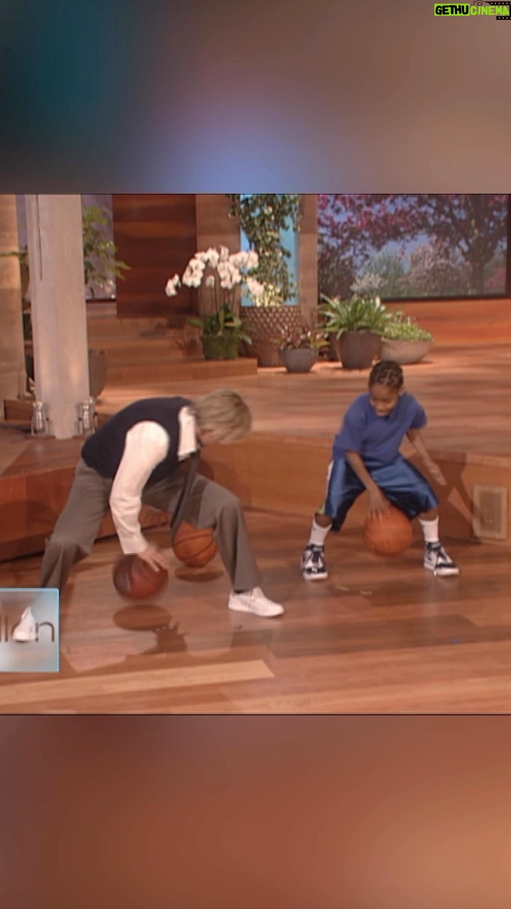 Ellen DeGeneres Instagram - Jashaun showed off his impressive dribbling skills when he was just a kid on my show. Watch till the end to see how his skills improved when he came back to see me during the final season!