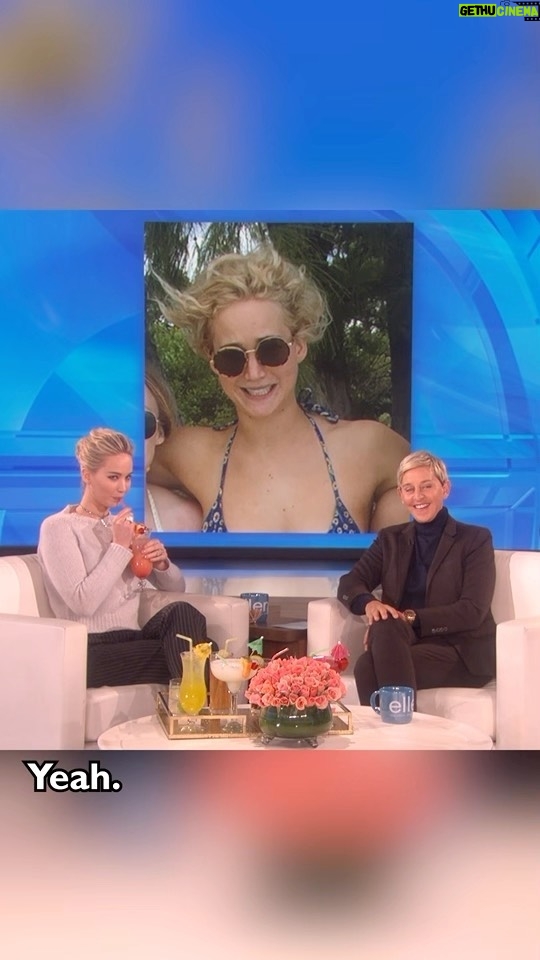 Ellen DeGeneres Instagram - Happy birthday to Jennifer Lawrence. And Gail.