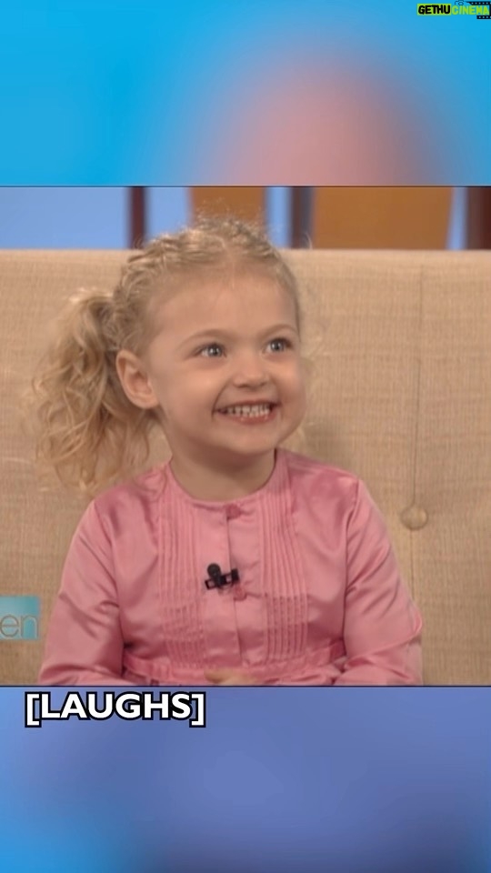 Ellen DeGeneres Instagram - Isabella was on my show in 2006 when she was just 3 years old. Wait till the end to see what she is up to now.