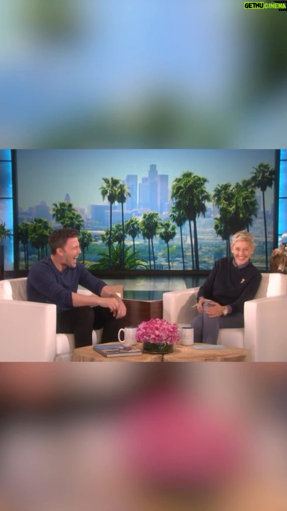 Ellen DeGeneres Instagram - I gave Ben Affleck a super scare.