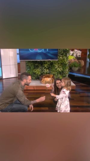 Ellen DeGeneres Instagram - @adamlevine surprises his smallest, biggest fan. #ViralMomentTBT