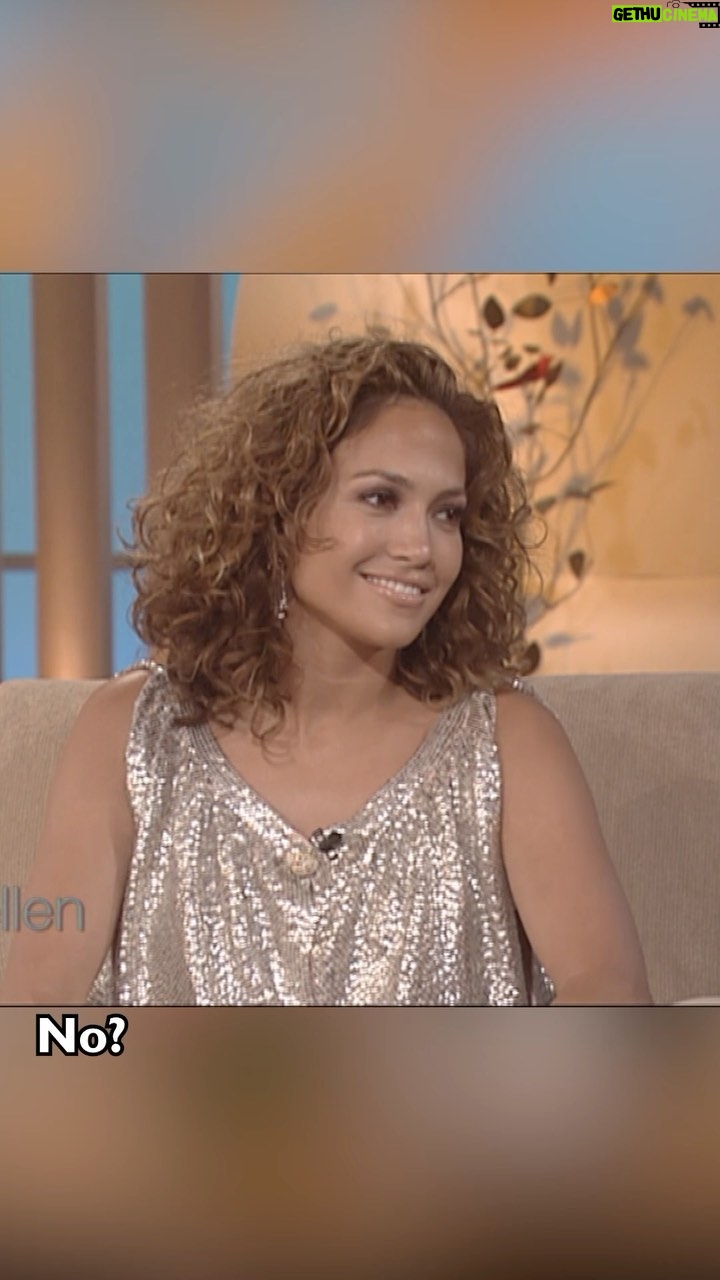 Ellen DeGeneres Instagram - Happy birthday, @Jlo. Here’s a throwback to your first appearance because Jloveyousomuch. ❤️