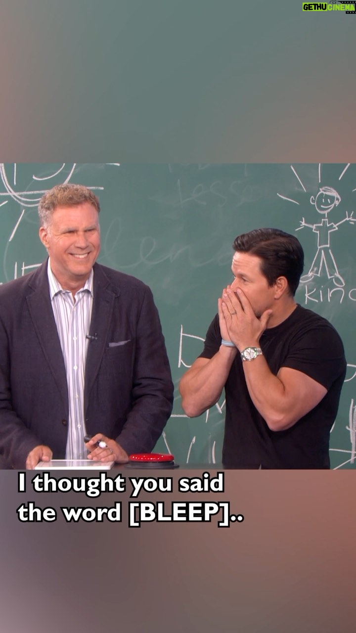 Ellen DeGeneres Instagram - Are @MarkWahlberg and Will Ferrell smarter than a 5th grader?