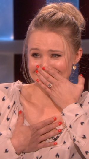 Ellen DeGeneres Instagram - Happy birthday, @KristenAnnieBell. I hope it’s as memorable a day as the time @DaxShepard surprised you with a sloth. ❤️🦥