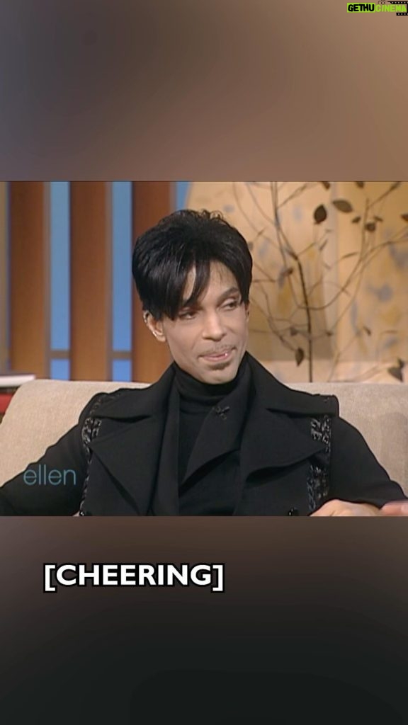 Ellen DeGeneres Instagram - I was so excited to have Prince on the show in Season 1 #Season1Rewatch