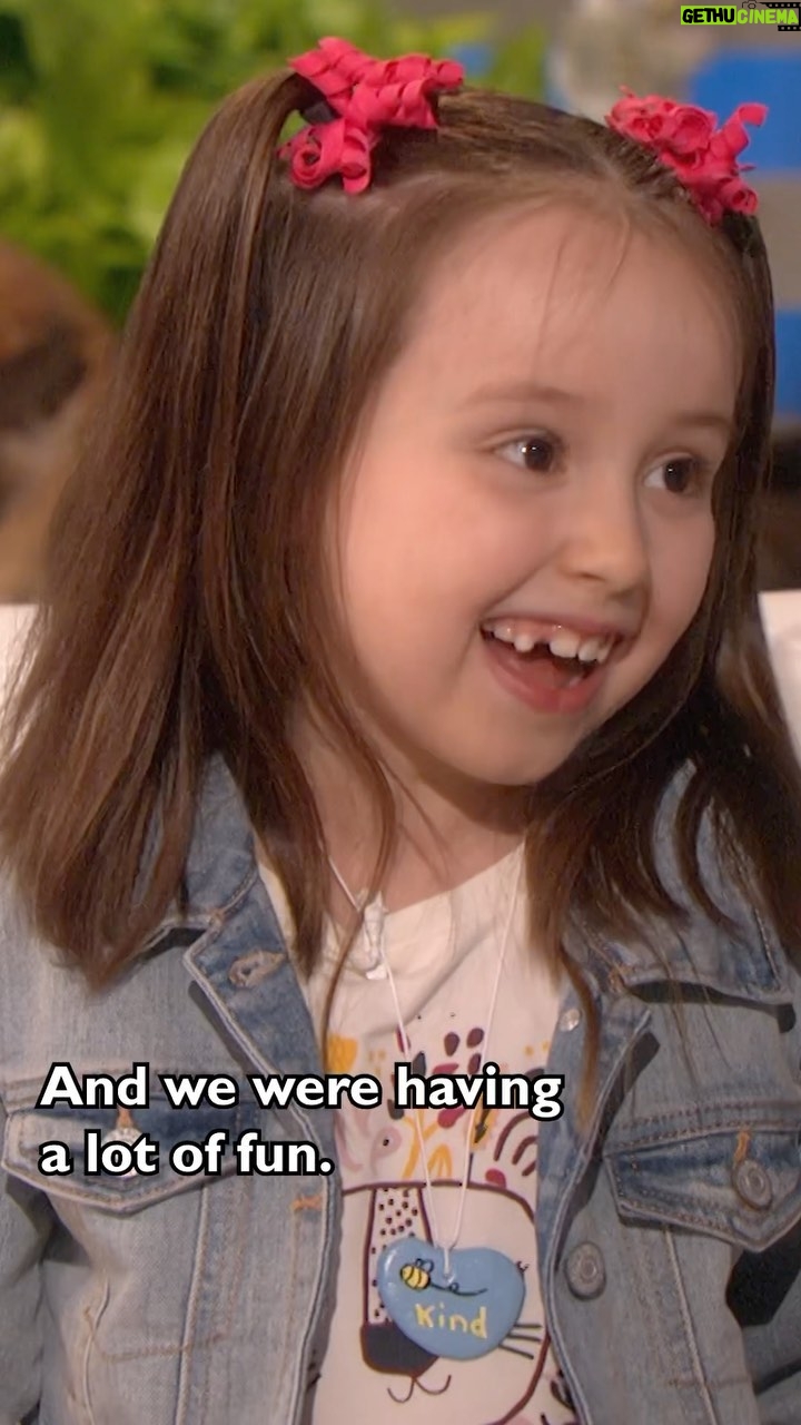 Ellen DeGeneres Instagram - @Brielle’s first and last appearance on the show. 🙈