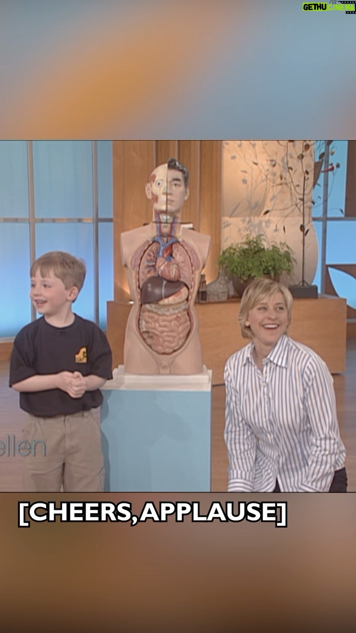 Ellen DeGeneres Instagram - #WaybackWednesday with kid expert Matthew Sawchuck! 🤣