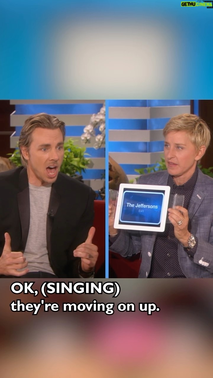 Ellen DeGeneres Instagram - @DaxShepard was a part of a famous family in #Parenthood so it was only right to play the #FamousFamilies deck in Heads Up! You can download Heads Up! at the link in my bio.