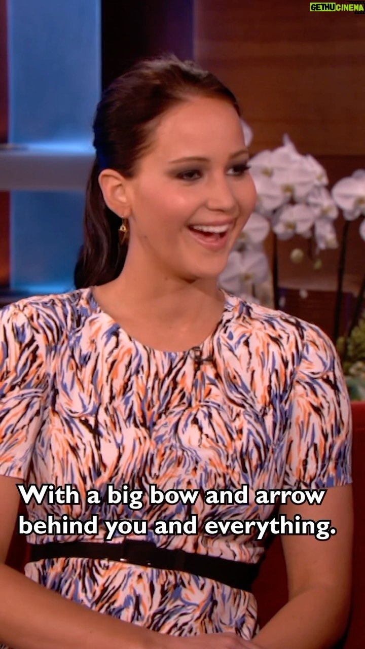 Ellen DeGeneres Instagram - A flashback with the cast of the #HungerGames. See more on my YouTube channel!