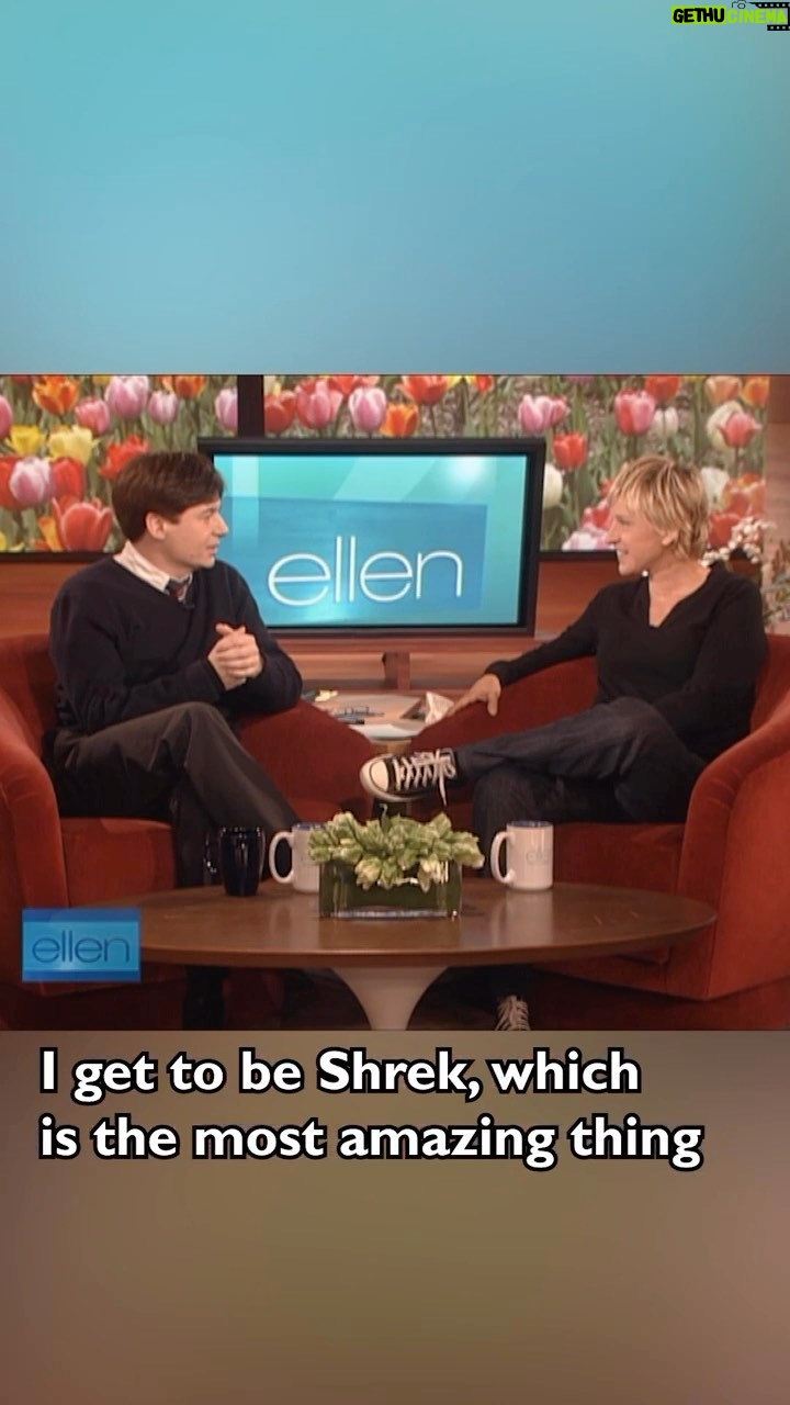Ellen DeGeneres Instagram - Ogre-whelmed with nostalgia! #Shrek @camerondiaz @mikemyers @antoniobanderas