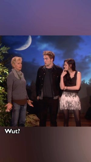Ellen DeGeneres Instagram - Here is my audition for the new #Twilight TV Series.