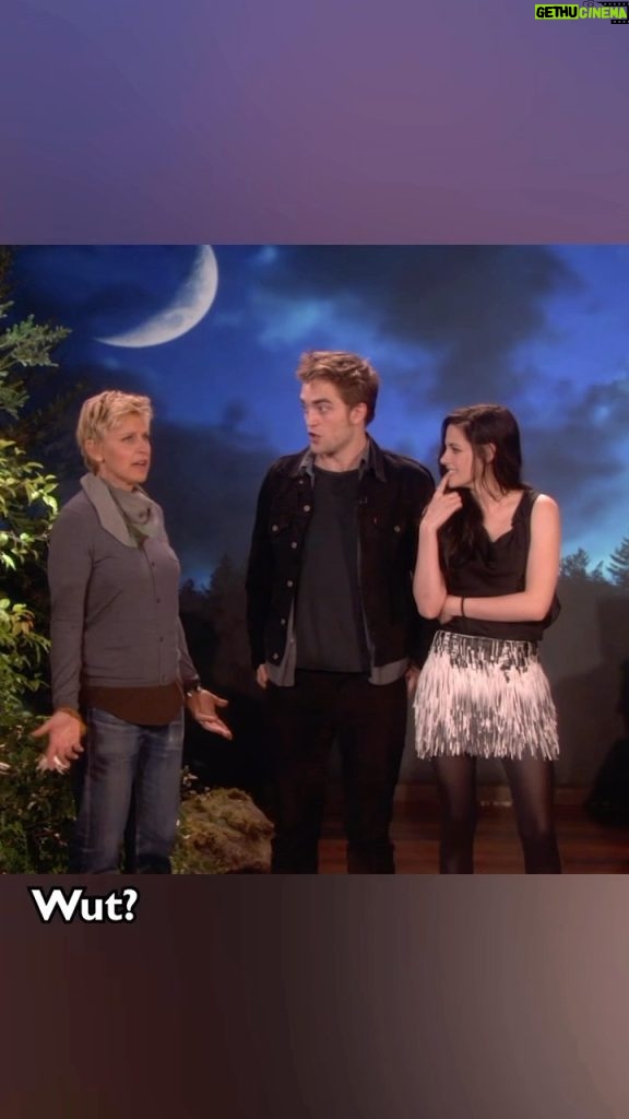 Ellen DeGeneres Instagram - Here is my audition for the new #Twilight TV Series.