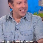 Ellen DeGeneres Instagram - Ted Lasso stopped by to talk about #TedLasso.