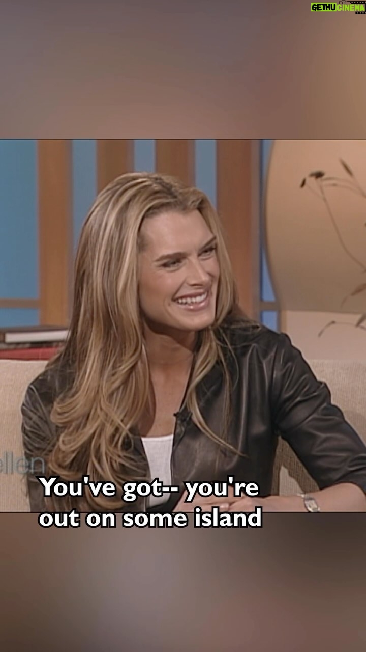 Ellen DeGeneres Instagram - @brookeshields has been a household name for decades. It’s so fun to look back at her first appearance on my show.