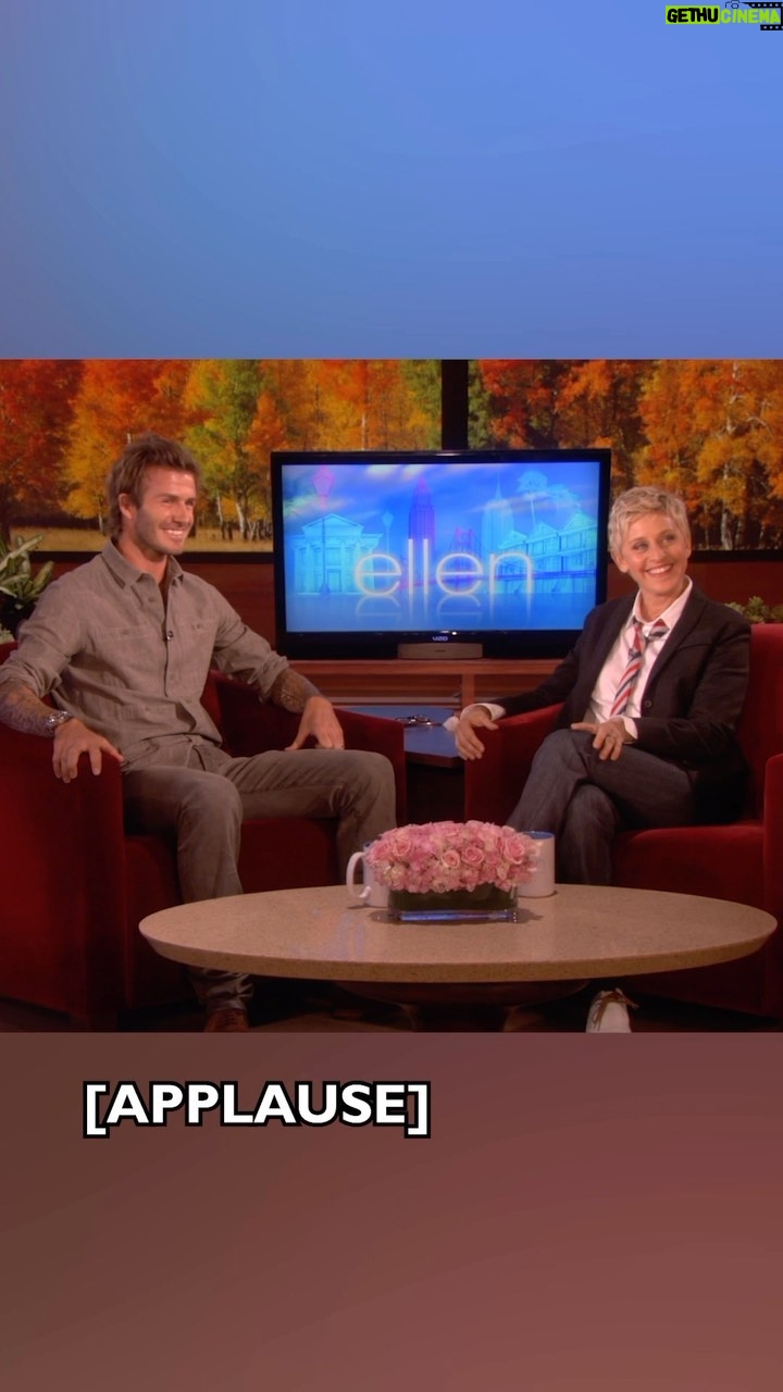 Ellen DeGeneres Instagram - Watching Victoria and David’s new documentary made me want to take a look back at all the fun we’ve had over the years. Here is the Best of the Beckhams! @davidbeckham @victoriabeckham