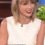 Ellen DeGeneres Instagram – It’s a purrfect time to hear @TaylorSwift talk about how much she loves cats.