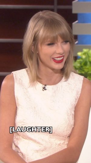 Ellen DeGeneres Instagram - It’s a purrfect time to hear @TaylorSwift talk about how much she loves cats.
