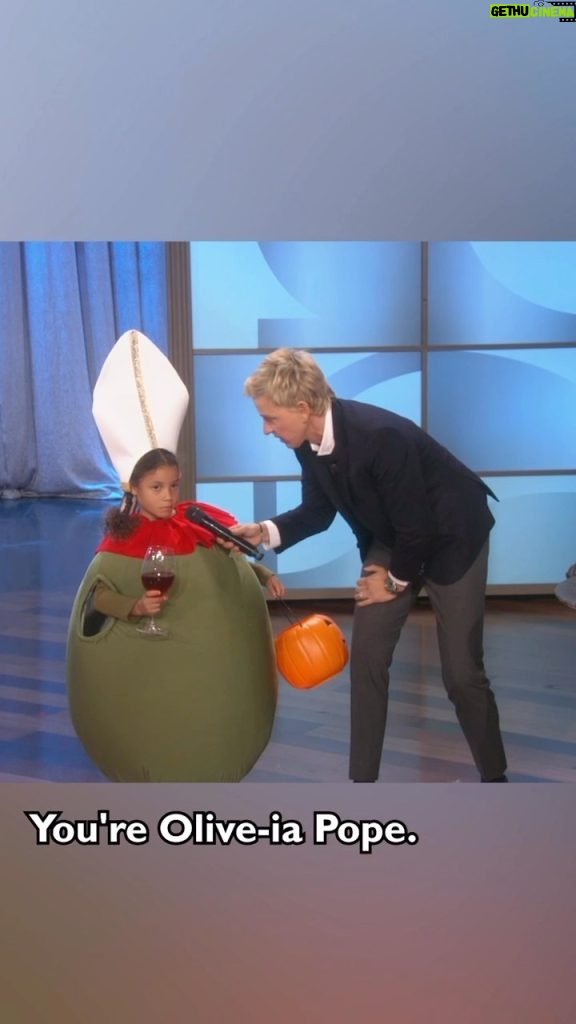 Ellen DeGeneres Instagram - Halloween is almost here! It’s around this time of year when I’d normally show you some last-minute kid’s Halloween costume ideas, and this year I did one better. I put some in the Ellen shop! Check it out with my link in bio!