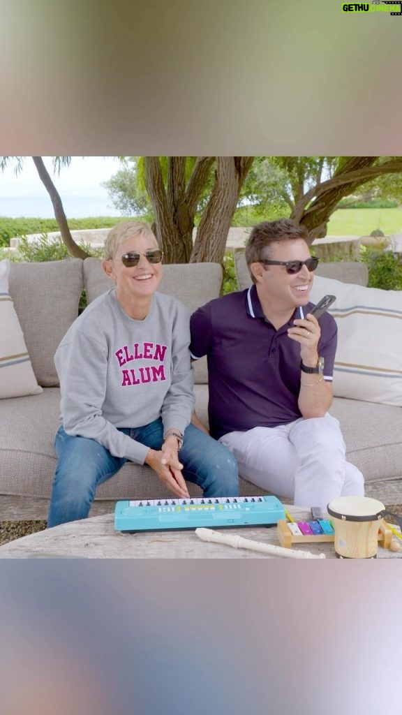 Ellen DeGeneres Instagram - If you liked my prank call video with Andy, you’ll love this collection of outtakes from the shoot, Oh Andy. I love you. And thank you, Mario Lopez, Eric Stonestreet, Jake Tapper, and Mark Wahlberg for not answering your phone.