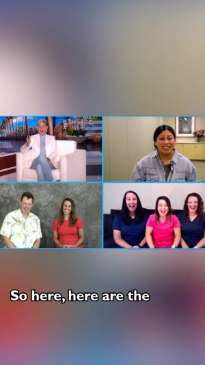 Ellen DeGeneres Instagram - This woman gave birth on a flight and she didn’t even know she was pregnant. I got to hear the story from her and the incredible people who helped. #ViralMomentTBT