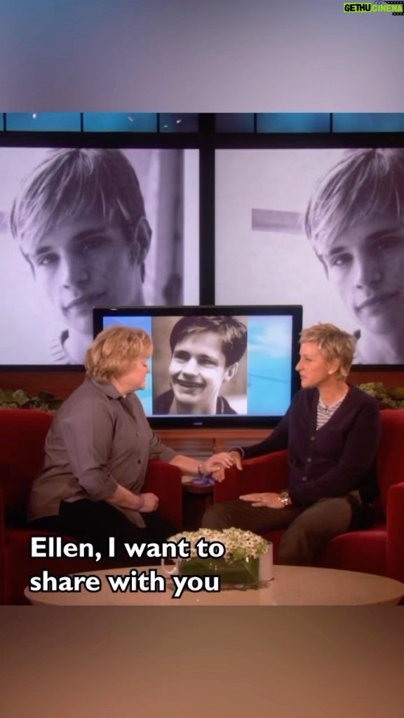 Ellen DeGeneres Instagram - 25 years ago today Matthew Shepard died after being brutally beaten and tortured, all because he was gay. You don’t have to look hard to see how much hate there still is in the world for gay people. But it’s a lot easier to see the people working to fix things. Speak out against homophobia whenever you see it. Lives are on the line.