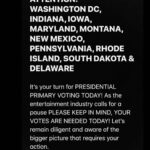Ellen Pompeo Instagram - VOTE #blacklivesmatter