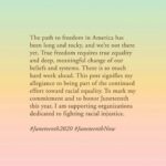 Ellen Pompeo Instagram - Happy Juneteenth everybody!! It’s time to right the wrongs. Please join me in challenging our Govenors ....by telling them to follow @nygovcuomo lead...... that you’d love to see #juneteenth recognized as a national paid holiday. @massgovernor @gavinnewsom