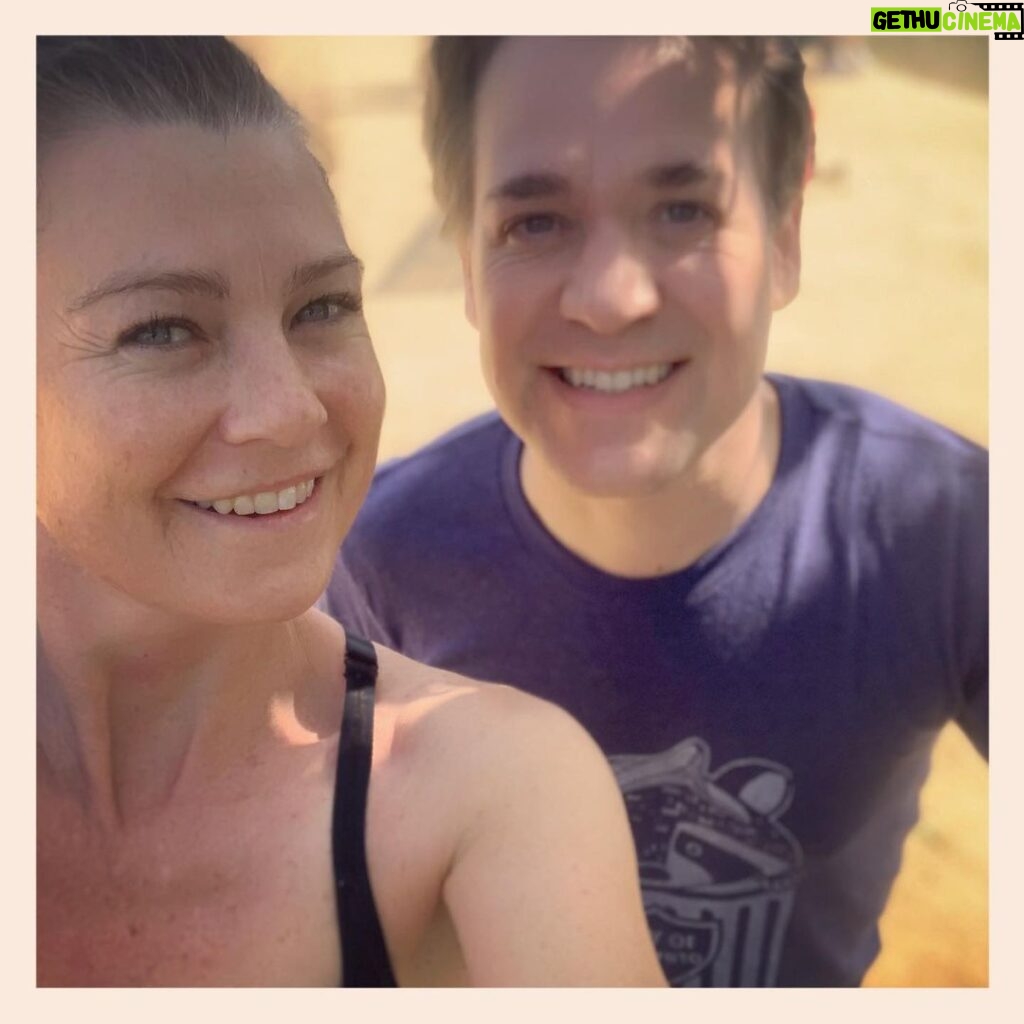 Ellen Pompeo Instagram - Old friends are the BEST friends @t.r.knight... but like we aren’t old... we’ve just known each other for a very long time yes yes that’s it....