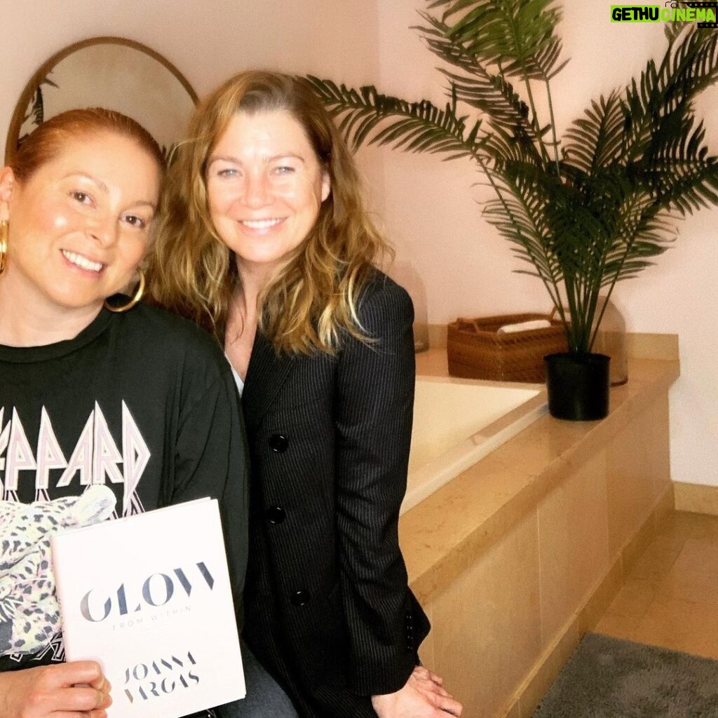 Ellen Pompeo Instagram - My friend @joannavargasnyc wrote this book for any of us who love the idea of self care skincare and wellness. One of my favorite things in this world is women who are passionate about wellness because we do so much taking care of everyone else and need reminders to take care of ourselves first!! Get the book! Lots of Love to ourselves!!! Xo E #glowfromwithin