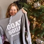 Ellen Pompeo Instagram - Spreading love on this #GivingTuesday. Little known fact : I. Love. Goats! 🐐 @goatsofanarchy is a sanctuary for special needs baby goats and I am proud to say that I’ve teamed up with them this holiday season to spread the love! **This giveaway is now closed. Two lucky #GOATs won #GoatSquad sweatshirts. Thanks all who donated!