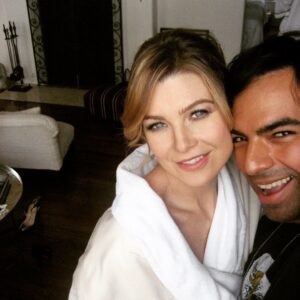 Ellen Pompeo Instagram - Happiest Birthday to my LOVE @harryjoshhair I adore you and I’m so grateful I get to call you my friend .  You are a precious gem 💋💋💋❤️❤️❤️